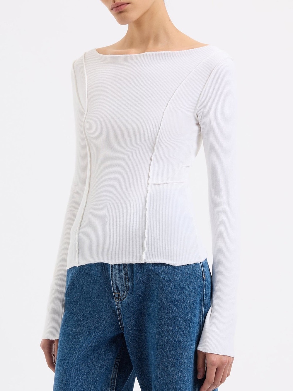 Nude Lucy Romee Top In Salt Size XS - Picture 2 of 11